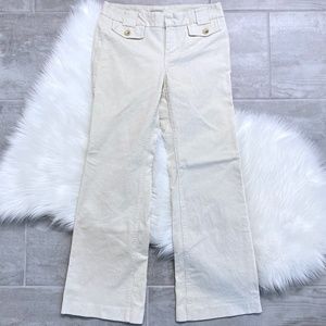 BANANA REPUBLIC Off White /Ivory Corduroy Pants